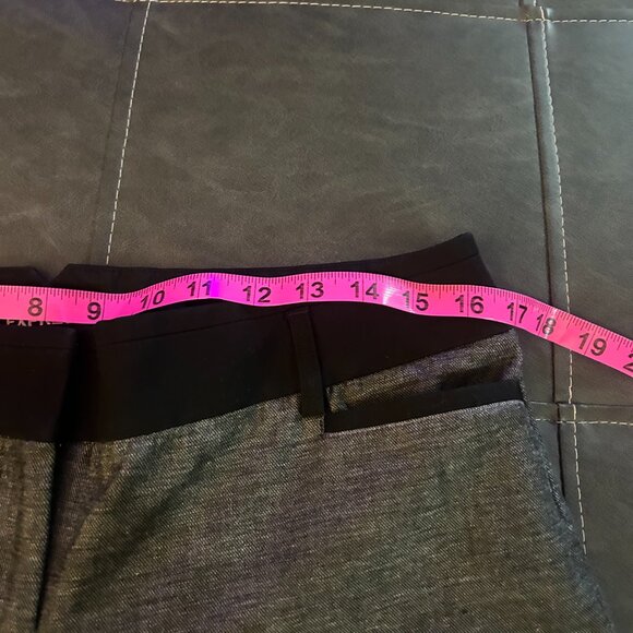 Express "columnist" gray bootcut dress pants, woman's 8S - Picture 7 of 11